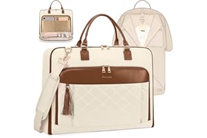 RAINSMORE Garment Bag for Travel, Women Suit Bag Convertible Large Carry on Garment Bags Hanging Clothes, 2 in 1 Foldable Sui