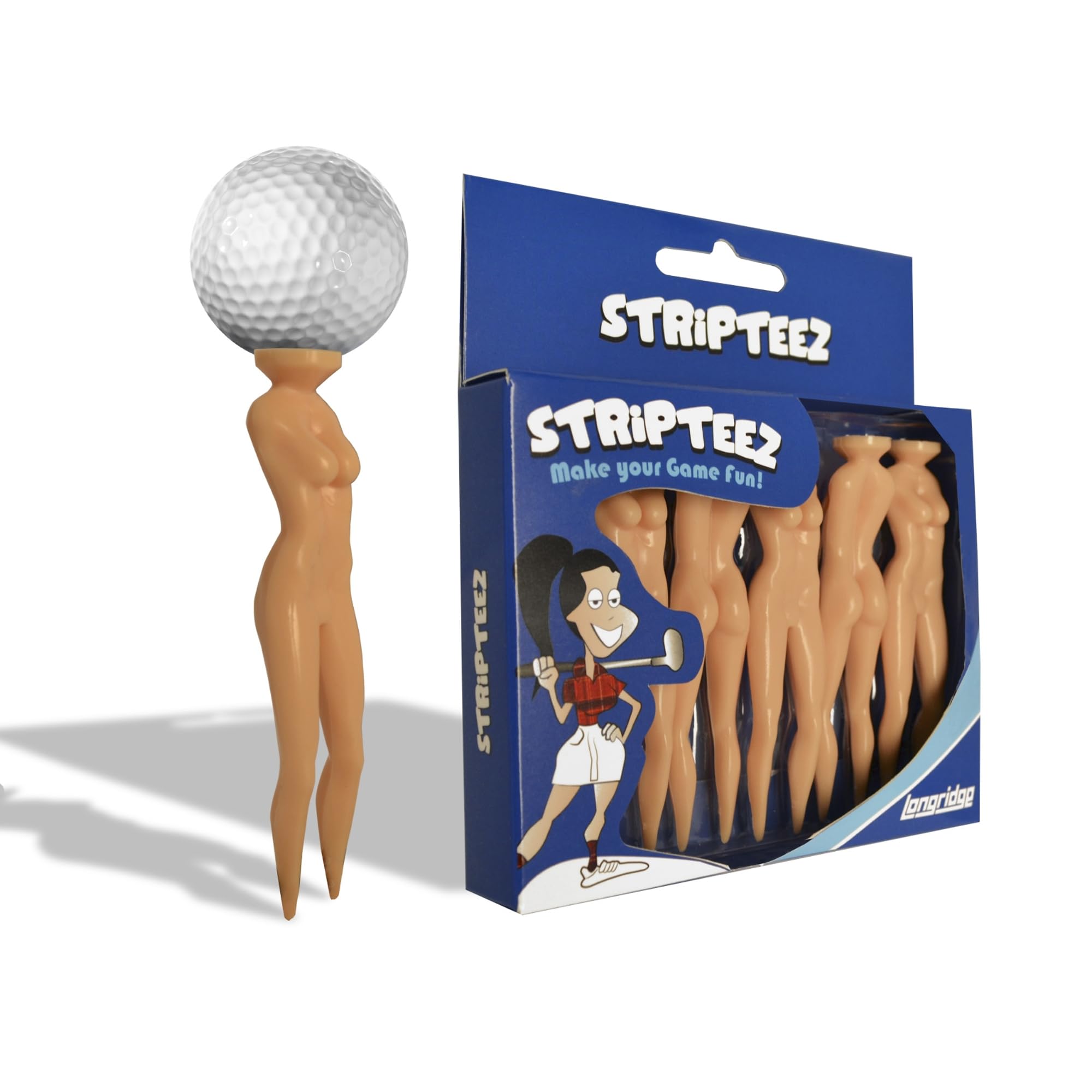Longridge Golf Strip Teez 6PK