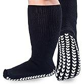 MAAS GLOBAL INC Extra Wide Diabetic Socks, 2 Pairs | Bariatric, Diabetic and Hospital Socks for Men and Women | Non-Slip, Stretchy and Breathable for Medical Recovery, Swollen Feet and Eldery Care
