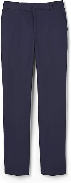 French Toast Boys' Adjustable Waist Relaxed Fit Twill Pant | school uniform pants, no need to iron, double knees for durabili