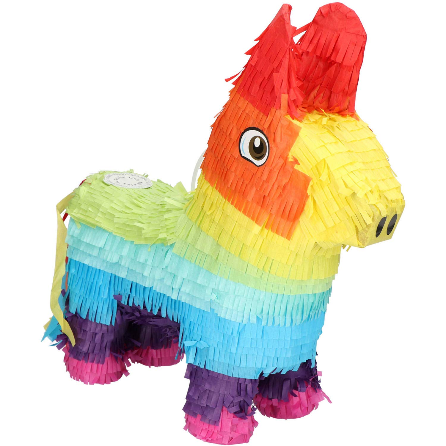 Folat 65835 Pinata Donkey Rainbow Bday, Multicoloured