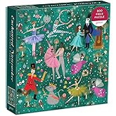 Galison Enchanted Nutcracker 500 Piece Puzzle from Galison - Colorful and Whimsical Illustrated Jigsaw Puzzle of The Beloved Holiday Classic, 20" x 20", Makes a Wonderful Gift