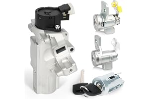VORGENS Ignition Switch Cylinder Housing 15795321 15795322, w/Ignition Lock Cylinders & Keys, Fit for Chevy Colorado/GMC Canyon, 2004-12; Hummer H3 H3T, 2006-10; Isuzu I-280 I-290 I-350 I-370, 2006-08