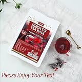 ULTHMOK Premium Hibiscus Tea Bags 100 Bags 7.06 oz Caffeine Free 100% Hibiscus view 8