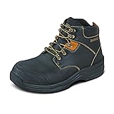 Orthofeet Men's Orthopedic Black Leather Granite
