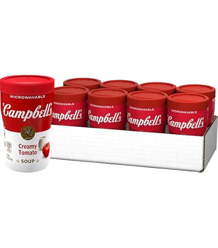Amazon.com : Campbell's Sipping Soup, Spicy Tomato Soup, 11.1 oz