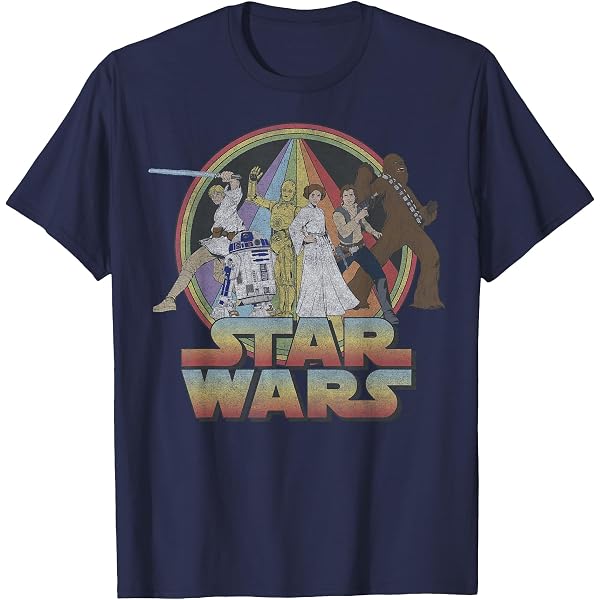 Star Wars T-Shirt Vintage Poster A New Hope - Épique Classique Pour Fans De La Saga