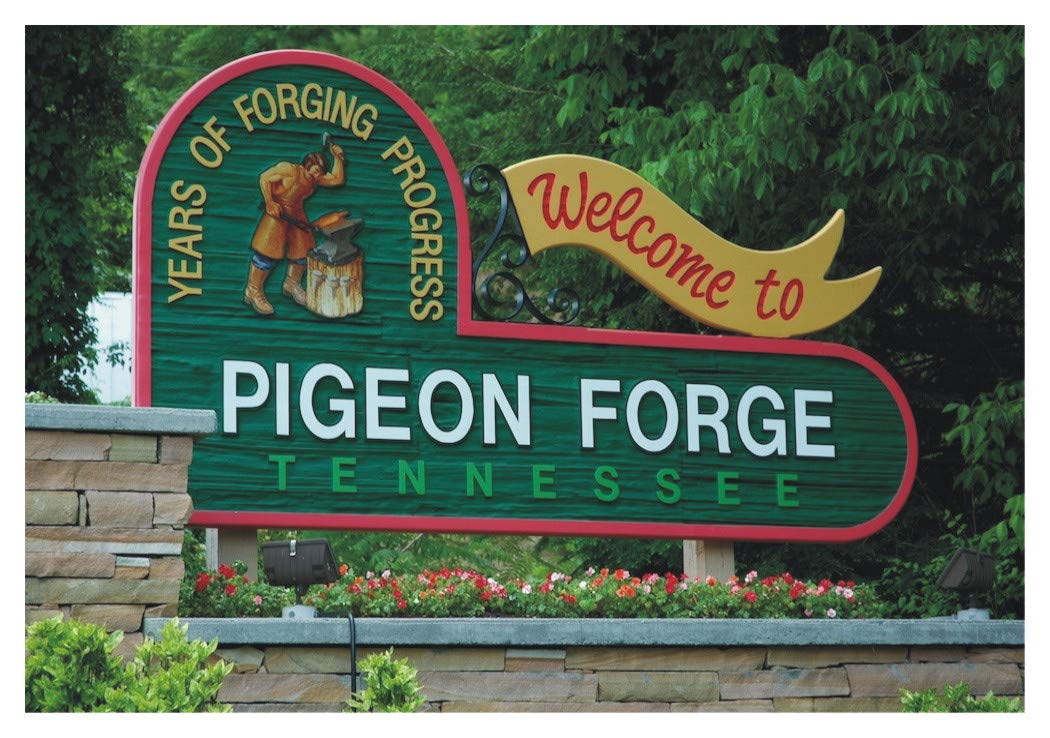 Pigeon Forge, Tennessee, TN, Great Smoky Mountains, Travel, Souvenir, Refrigerator, Locker Magnet 2 x 3 Fridge Magnet