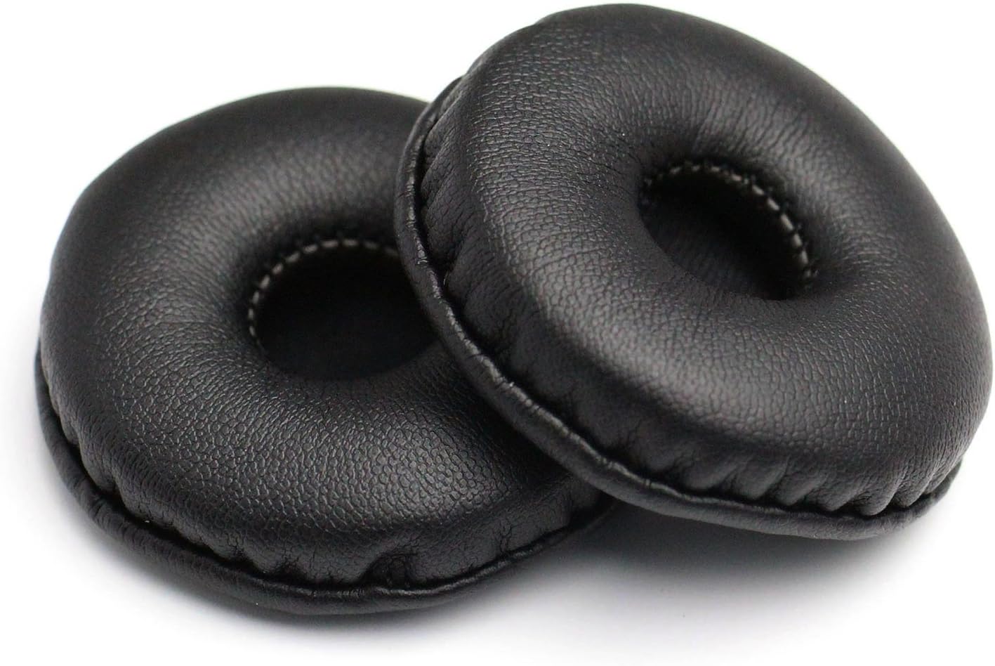 ShineCozy Premium Headphones Earpads Protein Leather Foam Ear Cushions,Headset Ear Pads Spare Replacement Parts (For Universal Size Diameter 55MM J-19) - Image 3