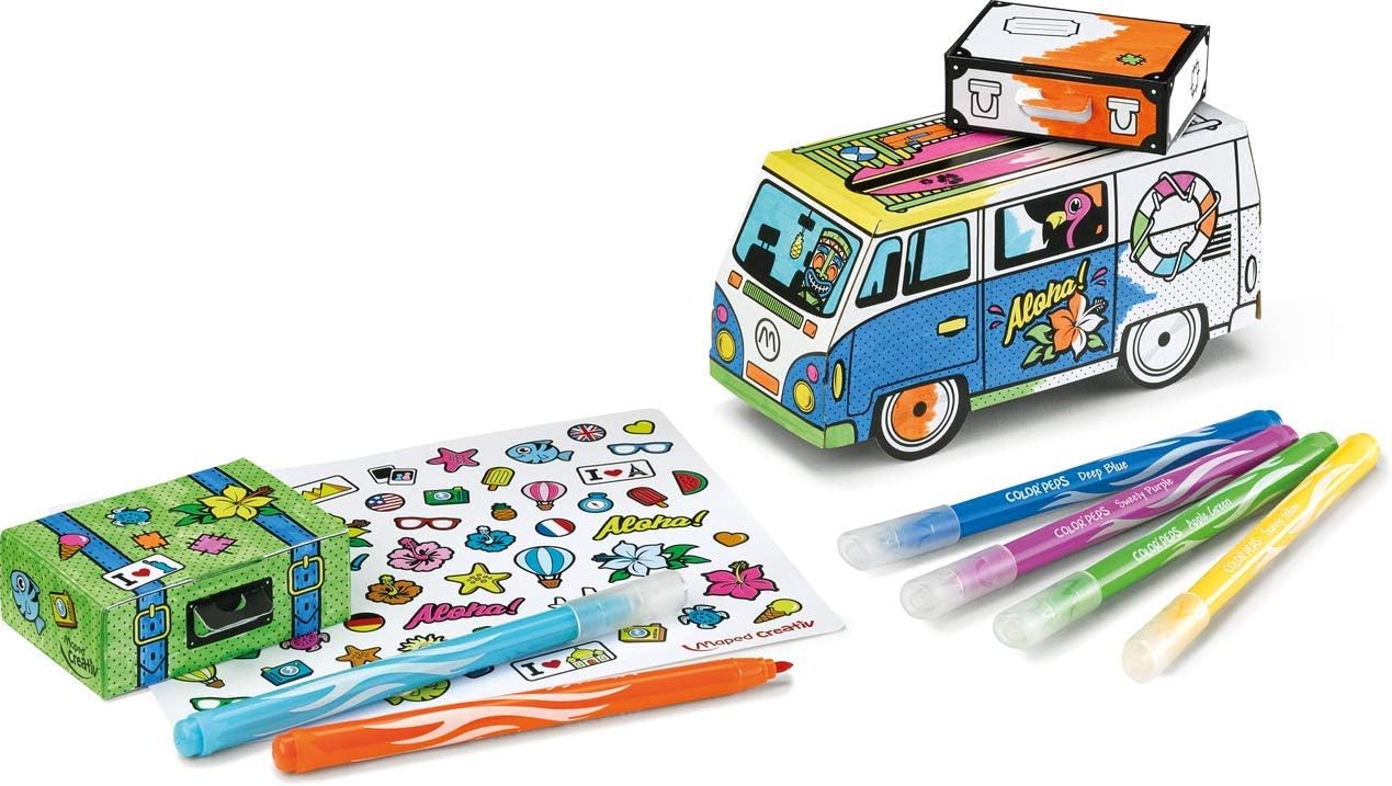 Maped Creativ Mini Box - Paper Camper Van Toy - Image 4
