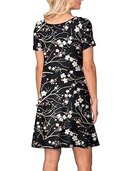 lionstill Women's Casual T Shirt Dress Summer