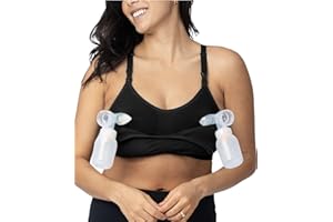 Kindred Bravely Sublime Sports Pumping Bra Hands Free, Adjustable Pumping Bra with EasyClip for All Breast Pumps