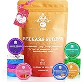 MR MIRYE Shower Steamers Aromatherapy, Valentine's Day Gifts for Women and Men, 20-Pack Organic Shower Bombs with Essential Oil, Tea Tree, Orange & Vanilla, Sea Salt, Lavender, Peony & Pear