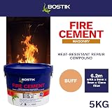 Bostik Fire Cement Buff 5kg Heat Resistant Sealant up to 1400°C view 2