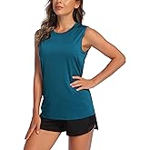 COOrun Women's Sleeveless Athletic Shirts Lightweight Sports Shirt Quick Dry Yoga Tank Tops Muscle Tank