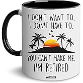 WHIDOBE Retirement Gifts for Women Men - Christmas Mug For Retirement - Retired Mug - Retired Gifts - Coworkers Leaving, Boss, Going Away, Office, Colleague, Goodbye, Farewell