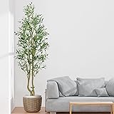 HZXGCP Olive Tree 6ft, Artificial Olive Tree with