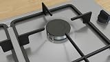 Bosch Series 2 PBP6B5K60 60cm Gas Hob 4 Burners Side Control view 2
