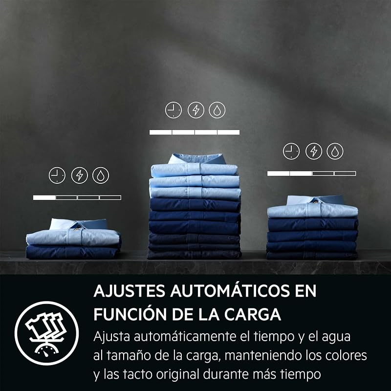 LFR7184N2V, Lavadora de Carga Frontal 8 Kg, 1400 rpm, Libre Instalación, Función Vapor, Lavado Rápido, Cajón Universal, Motor Inverter, Display LCD/LED, Serie 7000, Blanca, Clase A