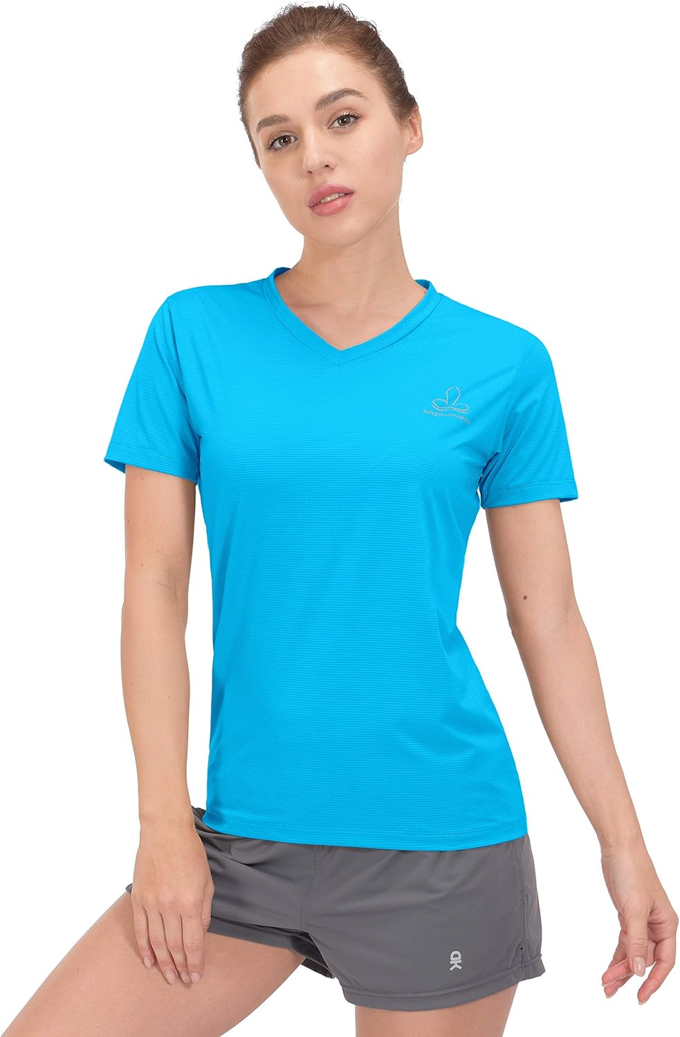 Dasawamedh Women's Quick Dry Stretch Running T Shirt Cool Moisture Wicking Workout Yoga Top at  Women’s Clothing store