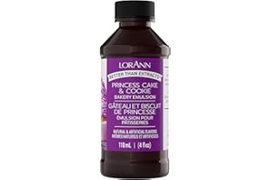 Lorann Oils Princess Cake and Cookie Bakery Emulsion: Regal Flavor Blend, Perfect for Enhancing Sweet, Cake-like Undertones in Baked Goods, Gluten-Free, Keto-Friendly, Unique Flavor Blend Essential