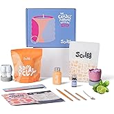 Sculpd - The Original Candle Making & Pottery Kit - Complete Art Set: Includes Air Dry Clay, Soy Wax, Fragrance & Tools - DIY