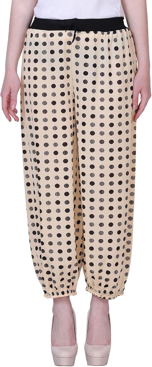 Buy Women Harem Pant/Afgani for Summer, Multipurpose (Free Size, Beige