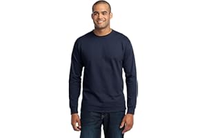 Port & Company Men's Tall Long Sleeve 50/50 Cotton/Poly T Shirt