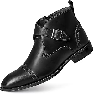 Arkbird Men's Dress Boots Genuine Leather Ankle Boot for Men Classic Casual Oxford Style Footwear