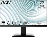 MSI PRO MP223 21.45 inch FHD 1080p VA 100Hz Eye Comfort Monitor HDMI VGA view 1