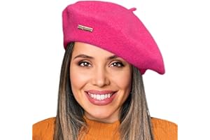 Nawati Wool French Berets for Women, Solid Color Beret Hats for Women Girls Lady, Casual and Chic Vintage Painters Hat