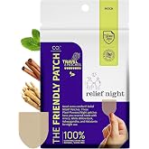Relief Night Patch - 8 Pack Arnica, White Willow Bark, Melatonin, Ashwagandha for Soreness for Sleep Patches for Women and Men