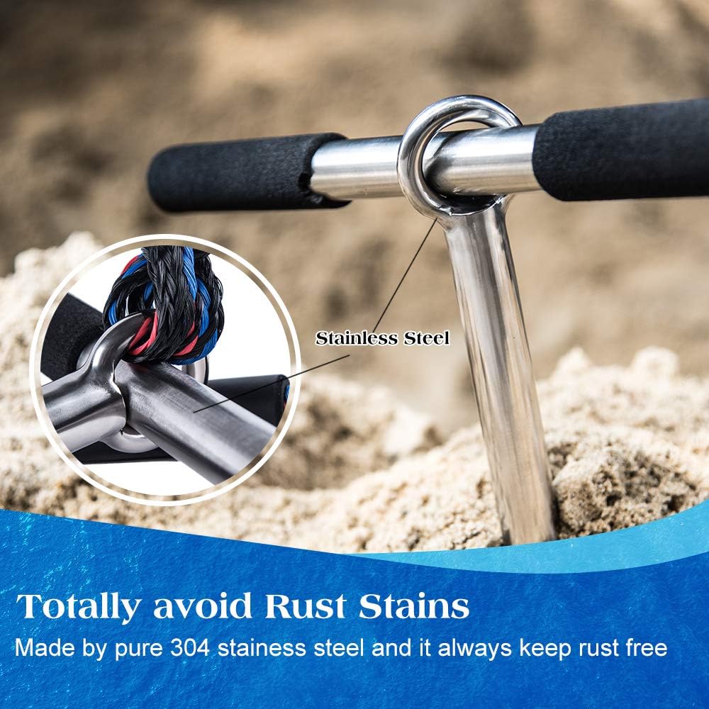 bvgauxd 36’’ PWC Sand Anchor with Bungee Dock Line Ideal for Jet Ski