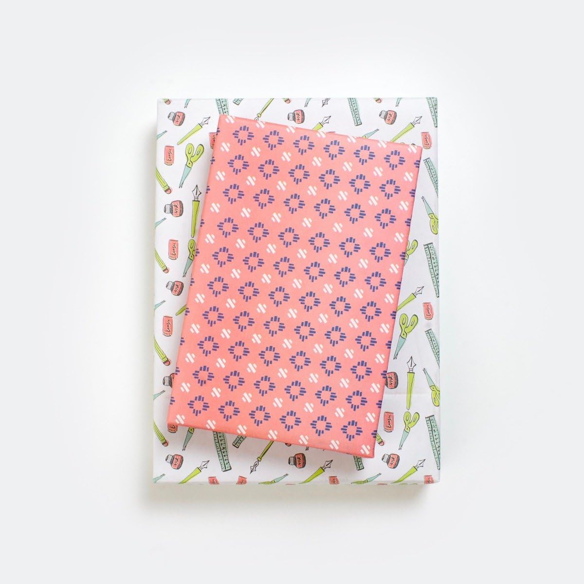 Southwest Vibes Designer Gift Wrap (6 Sheet Value Pack) - Eco-Friendly Wrapping Paper – Reversible Gift Wrap by Wrappily