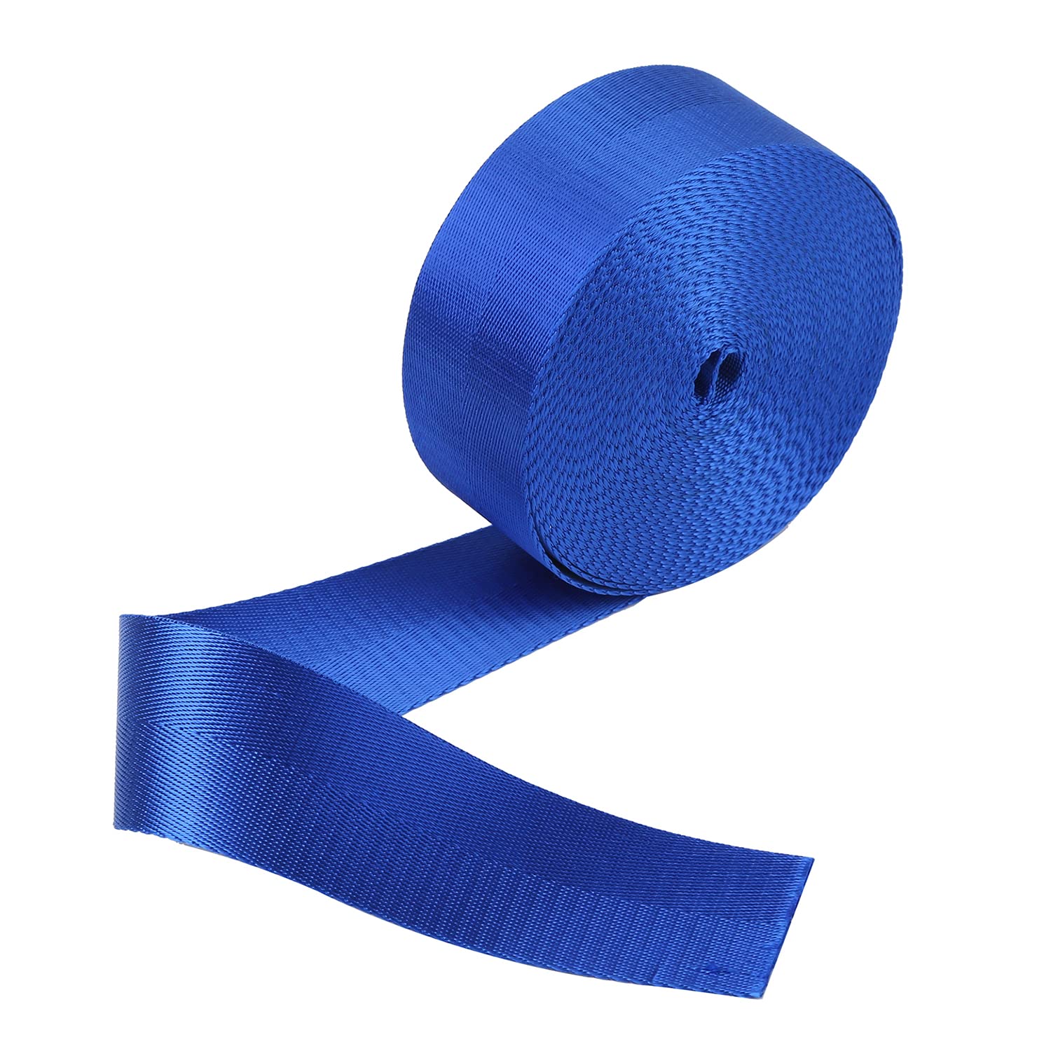 Photo 1 of Devobunch 2”Heavy Duty Nylon Webbing 10 25 50 Yard - Nylon Strapping for Outdoor DIY Gear Repair, Durable Nylon Strapping for Indoor or Outdoor Gear, DIY Crafting, Repairing (Royal Blue, 25 Yard)