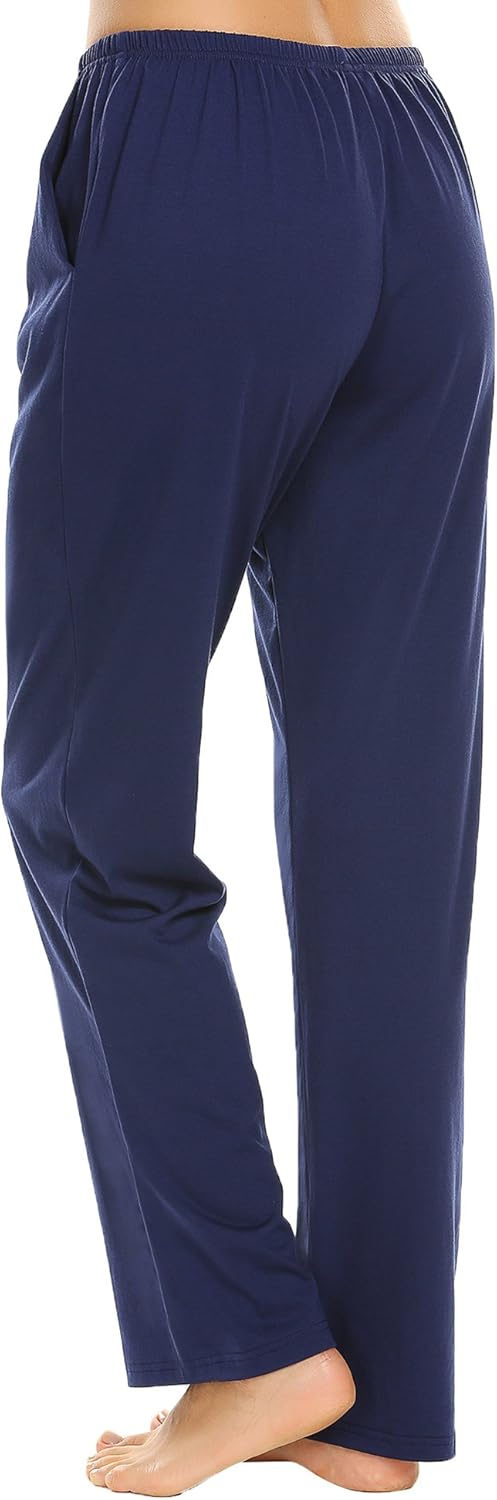 Ekouaer Pajama Pants Women’s Casual Lounge Pants Soft Cotton Sleepwear Pj Bottoms S-XXL at  Women’s Clothing store