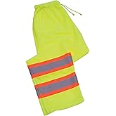 Delta Plus WELS210 100% Polyester Class 3 Knit Mesh Work Pant, Hi-Viz Lime, Large
