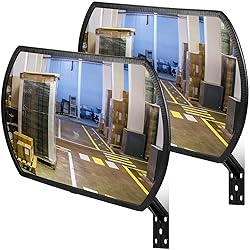 Geetery 2 Pcs Garage Mirror Convex Security Mirror