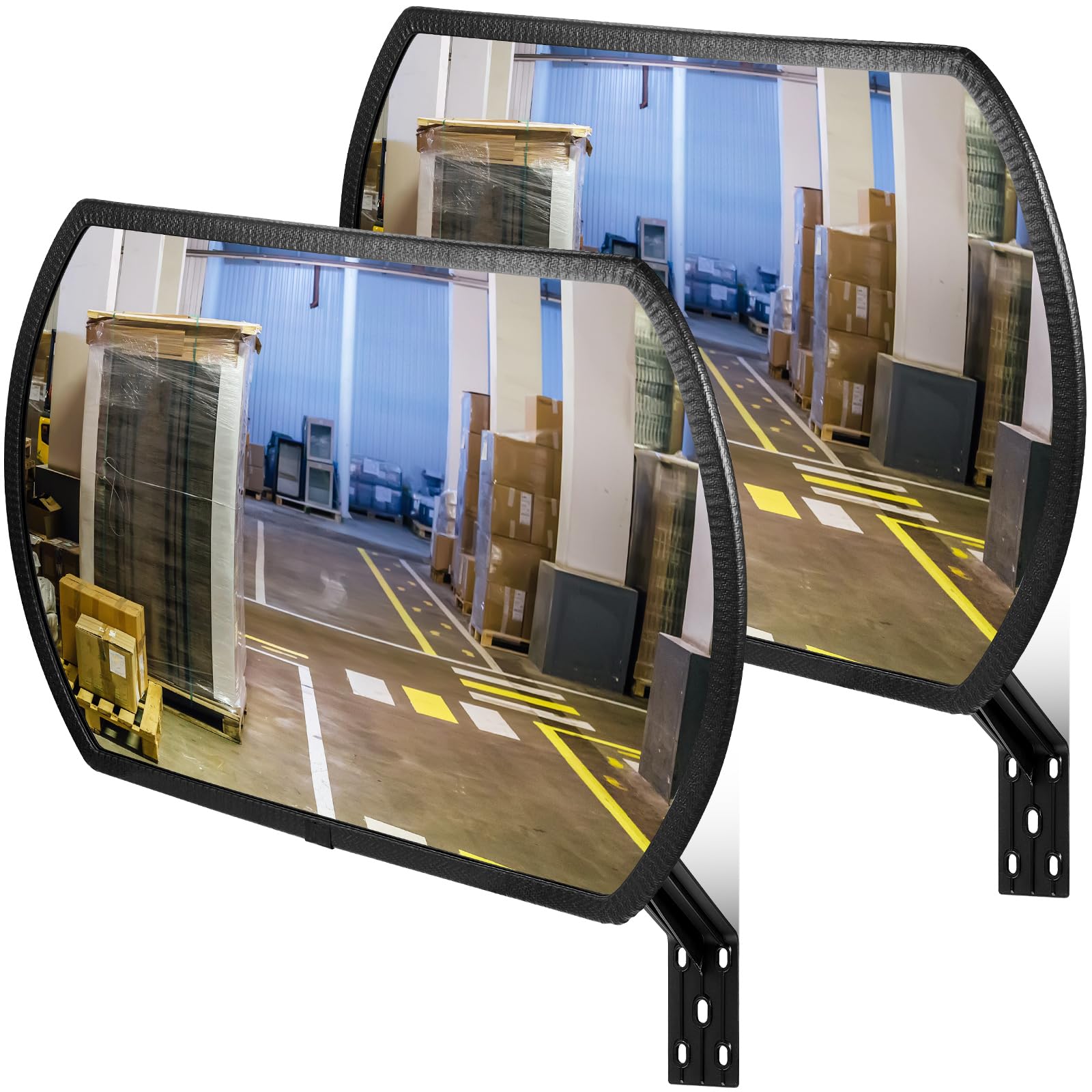 Geetery 2 Pcs Garage Mirror Convex Security Mirror
