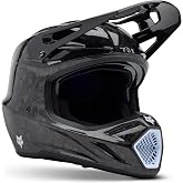 Fox Racing Unisex V3 RS Motocross Dirt Bike Helmet, Black, Large
