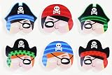 HENBRANDT Pirate Paper Party Masks for Kids Pack of 12 Fancy Dress Costume view 6