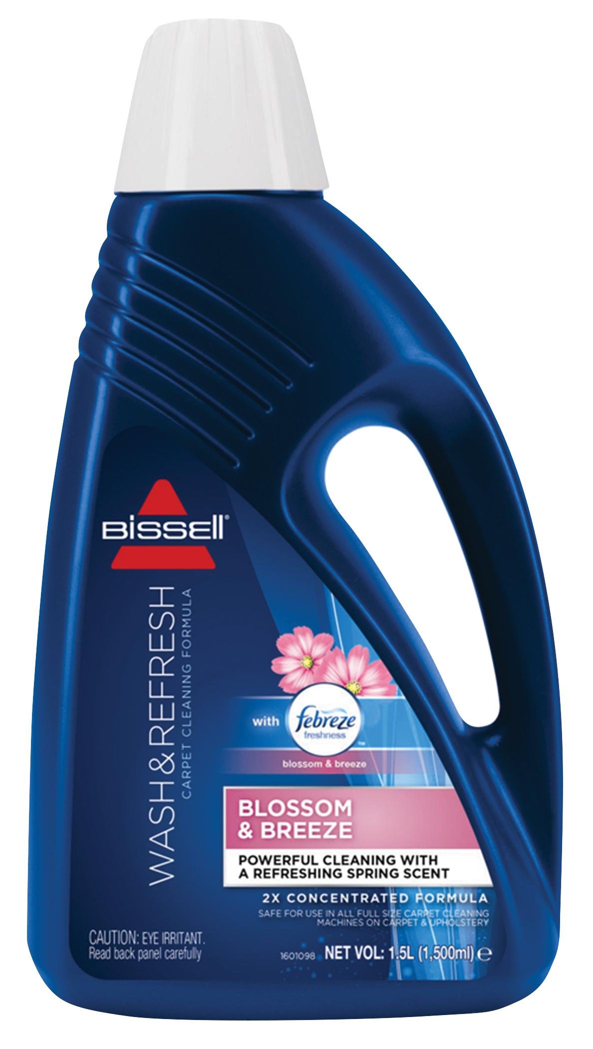 BISSELL Wash and Refresh Blossom and Breeze Carpet Shampoo, 1.5 L, 1078E