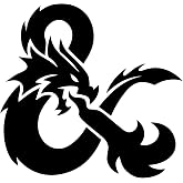 MAZ DISTRIBUTIONS &ndash; Dungeons and Dragons Sticker &ndash; Vinyl Long Lasting Decal for Window&ndash; Removable Waterproof Sticker for Waterbottle &ndash; Useable Indoor &amp; Outdoor &ndash; Easy use for Car &amp; Van &ndash; MAZ-398