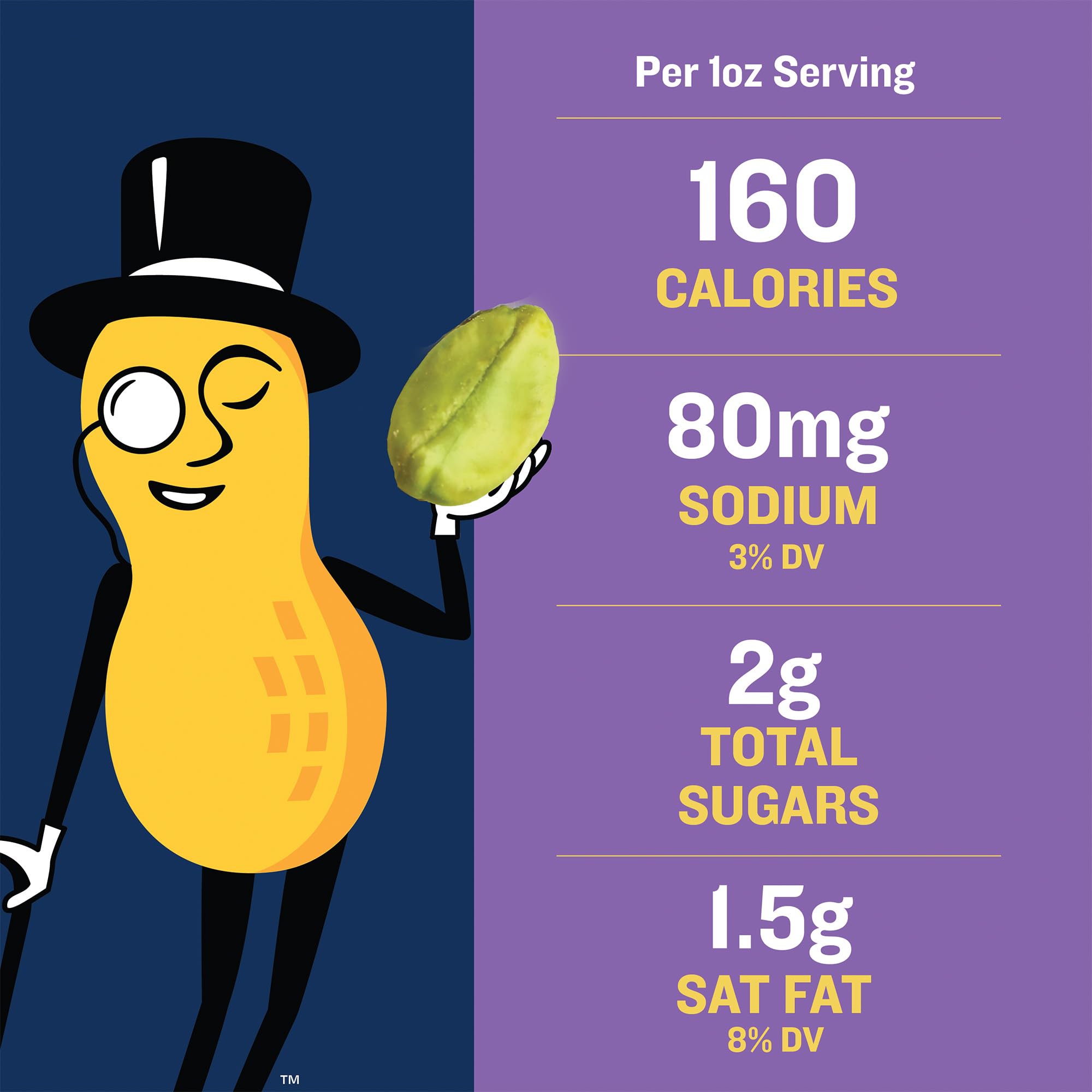 PLANTERS Pistachio Lovers Nut Mix with Pistachios, Almonds & Cashews, 1