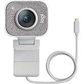 Logitech StreamCam - White - 1080P HD 60fps Streaming Webcam (Renewed) | 1080P HD, 60fps Streaming