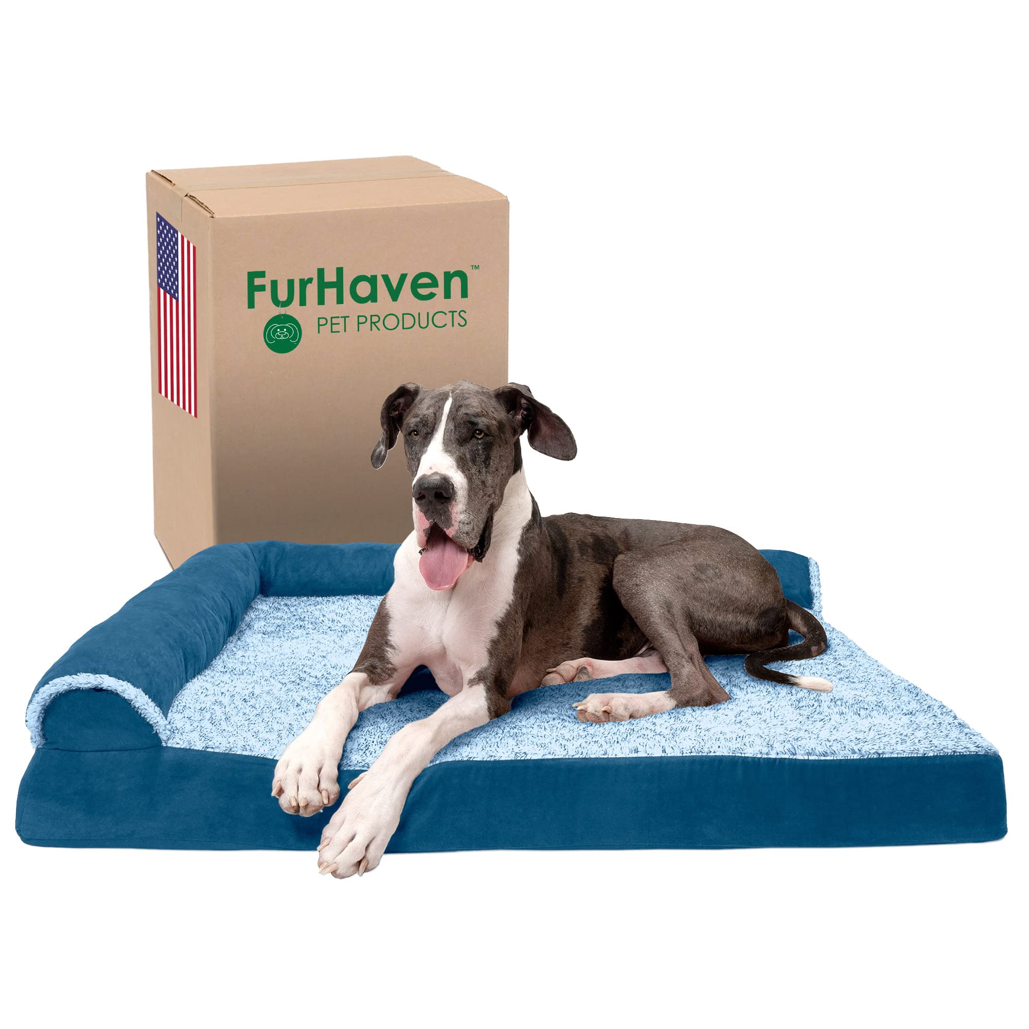 Furhaven Orthopedic Dog Bed for Large Dogs