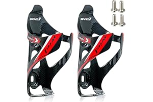 Wiel Full Carbon Fiber Bicycle Bike Light Drink Water Bottle Cage Holder