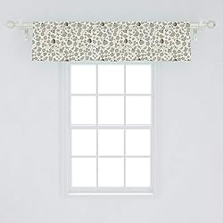 Ambesonne Birds Window Valance, Summery Themed