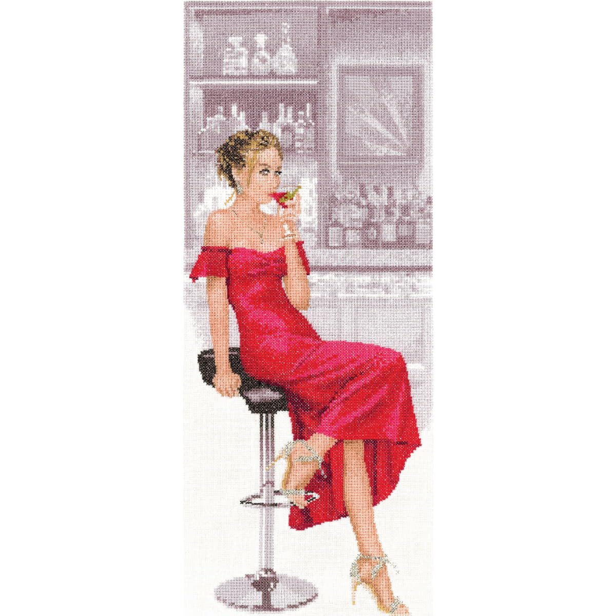 Paula Elegance cross stitch Kit - Aida - Heritage Crafts - John Clayton