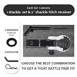 AUTOBOTS Tow Hitch Receiver 2", 45,000 Lbs Break